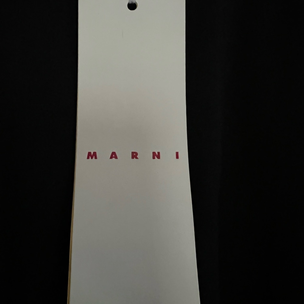 Black and Red MARNI logo shirt XL - Picture 6 of 7